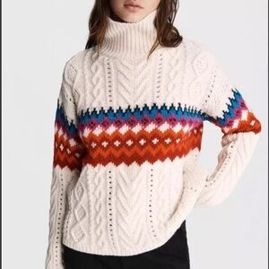 Rag & Bone Fair Isle Turtleneck Sweater